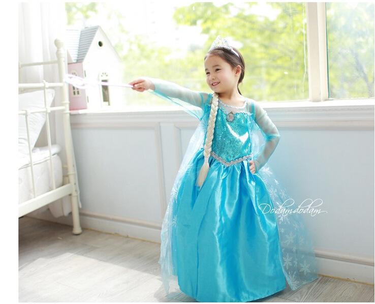 European & American Anna Princess Frozen Dress
