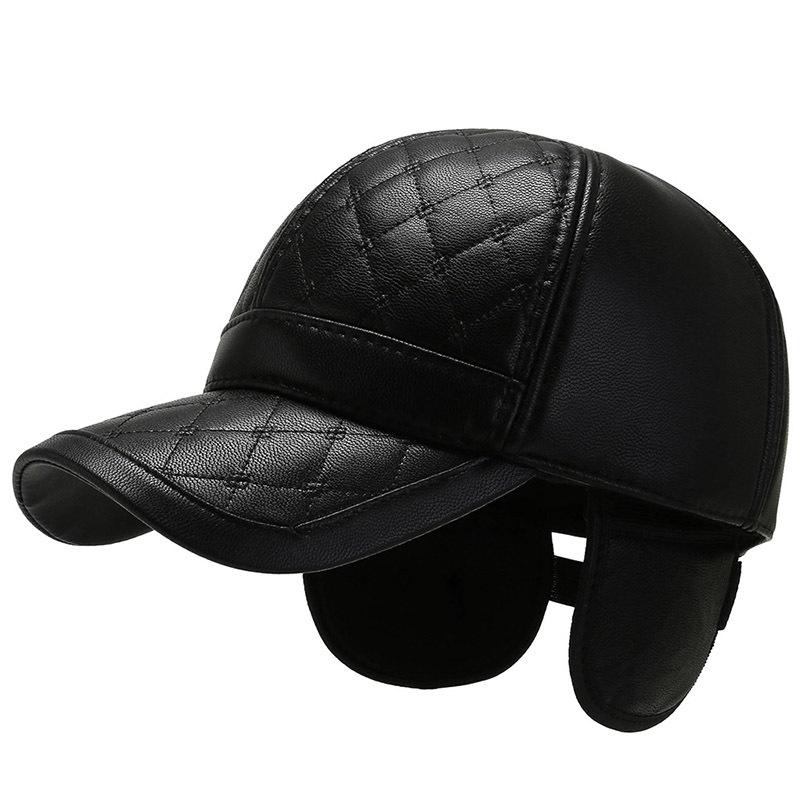 Baseballkappe, Stepphut, warmer und kältebeständiger Herbst- und Winterhut, Outdoor-Freizeithut, Entenschnabel, Gehörschutzhut, Mode