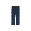 Li Ning Basketball Series Side Printed Logo Straight Casual Pants Men bottoms Blue AYKR799-2