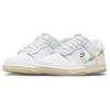 Nike Dunk Low SE Rainbow Lace Swoosh White GS Sneakers FN4861-100