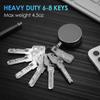 Stretching Wire Rope Pull Keyring Key Chain Ring Retractable Badge Reels ID Card Badge Holder