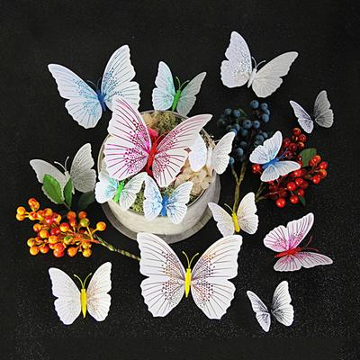 12 bucăți detașabil tablou de decorare a peretelui autocolant frumos 3D cu magnet pentru frigider
