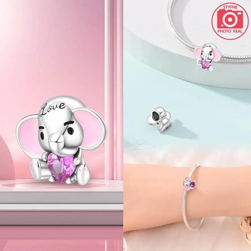 Coppercute Mouse Charms Beads For Originalbracelet Necklace Jewelry Making