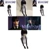 Wednesday Addams Cosplay Wig Braided Hair For Halloween Xmas Fancy Party