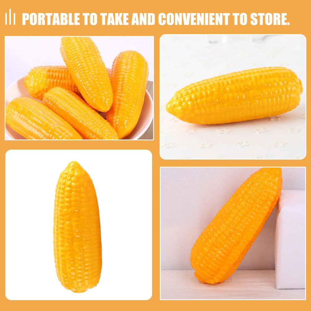 TOYMYTOY Vegetable Food Vegetable Vegetable DIY Decorative Set of 6 Models, Corn, Samples, Ornaments, Objects, Figurines, Samples, Toys, Props,