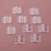 10Pcs Acrylic Hinges Clear Acrylic Mini Hinge Transparent Plastic Folding Hinge Tools for Furniture Cabinet Door 25*35mm/30*35mm