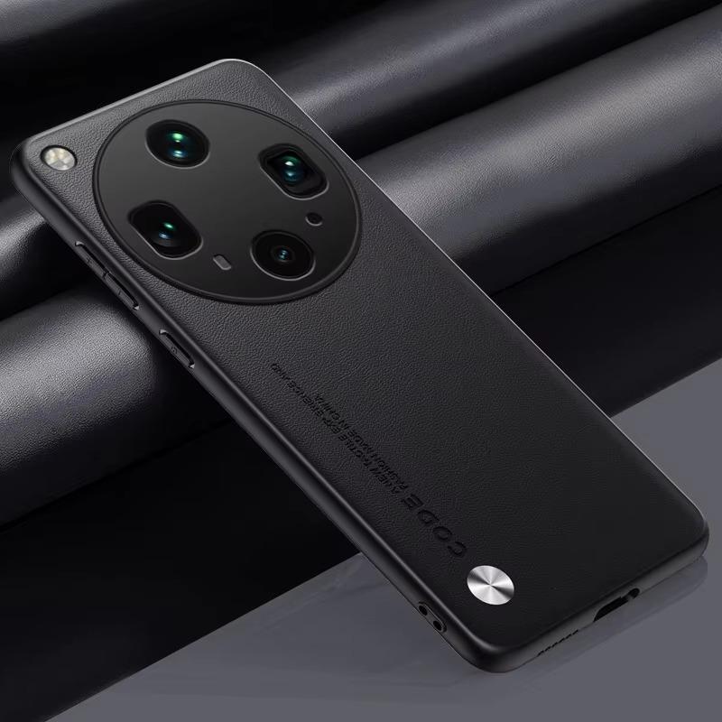 

For Find X8 Ultra Case Plain PU Leather Silicone TPU Protect Cover for Oppo Find X8ultra X8s+ Findx8pro Shockproof Hard Bumper For Find X8 pro чёрный