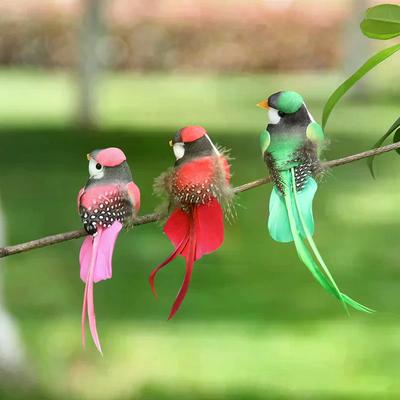 Garden Prop DIY Decoration Swallow Tail Bird Clip Handmade Simulation Bird Creative Lawn Branch Figurine Ornament