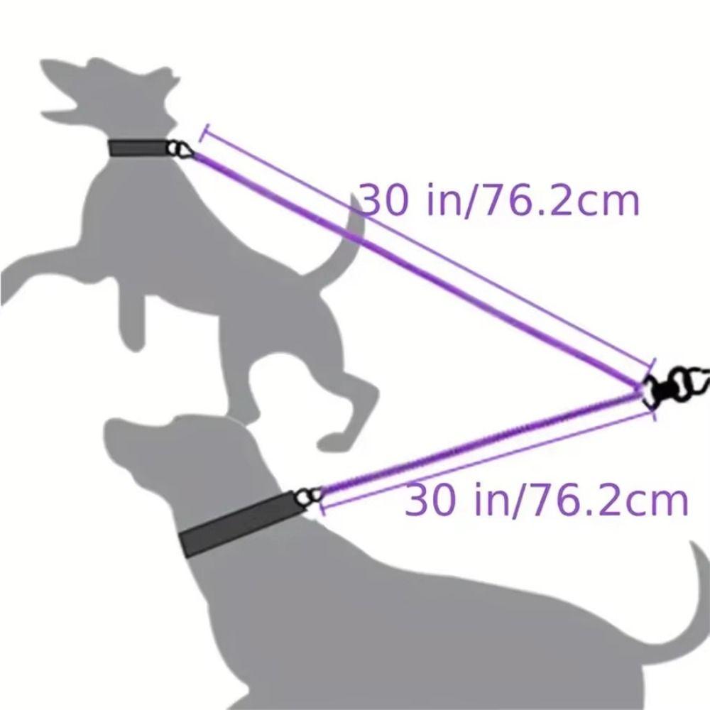 Guinzaglio Doppio Riflettente per Cani Guinzaglio Doppio Resistente Guinzaglio Doppio per Animali da Compagnia Guinzaglio Doppio per Addestramento Animali da Compagnia per Cucciolo