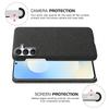 For Samsung Galaxy S25 FE Phone Case Cloth Texture Anti-Scratch Protective PC Back Cover