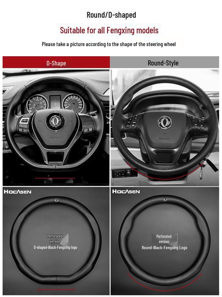Lederlenkradbezug für Dongfeng Fengxing 21 T5EVOT5L Lingzhi M6 Jingyi X5S50sx6