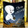 1pc Casper3 Theme Blanket - Digital Print, Polyester, Cozy for All Seasons, Perfect for Outdoor, and Travel