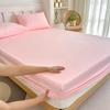 Cotton Fitted Sheet Double Queen King Size Mattress Covers with Elastic Bands 600TC Cotton Fitted Bed Sheet Elastic Band Mattress Cover