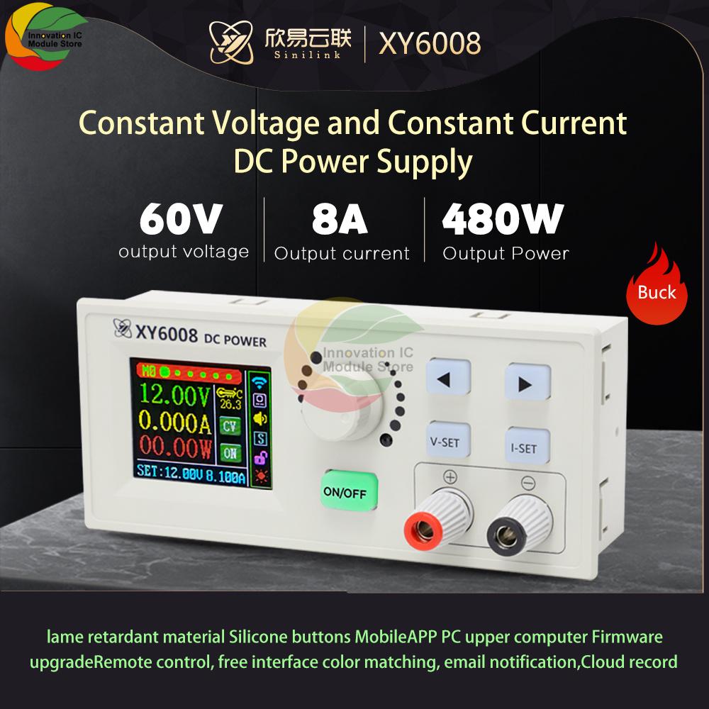 XY6008 NC Adjustable DC Regulated Power Supply Constant Voltage and Constant Current Maintenance 60V 8A4 80W Step-down Module