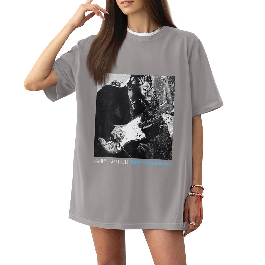 Women's Casual Letter Print Short-sleeved Top T-shirt