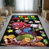 Retro M-Mario Bros Game Cartoon Living Room Non-Slip Area Rug Soft Carpet for Bedroom Kids Playroom Sofa,Home Decor Doormat Gift