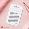 10PCS Diamond Nail Drill Bit Set Reverse Trapezoid 2.4/2.6/3/3.5/4/4.5mm Nail Milling Cutters Nail File Bit Sets for Nail Prep Nail Groove Cleaning