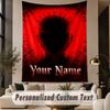 Custom Text Printed Tapestry Hellraiser Pinhead Pattern Large Wall Hanging Indoor Room Decor