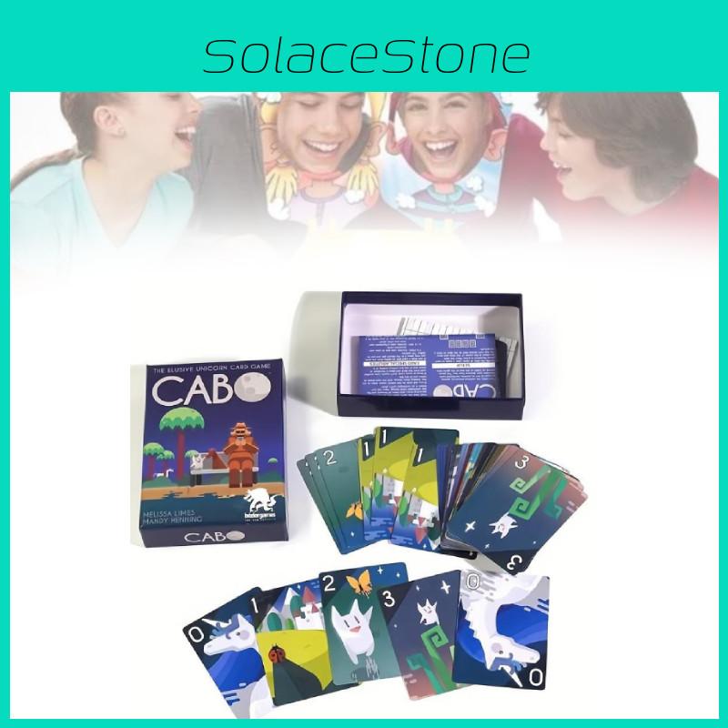 Cabo Card Game English Version Engaging Memory Management Board Game For 2-4 Players