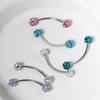 Edelstahl Flash Augenbrauen- und Lippenpiercing Schmuck