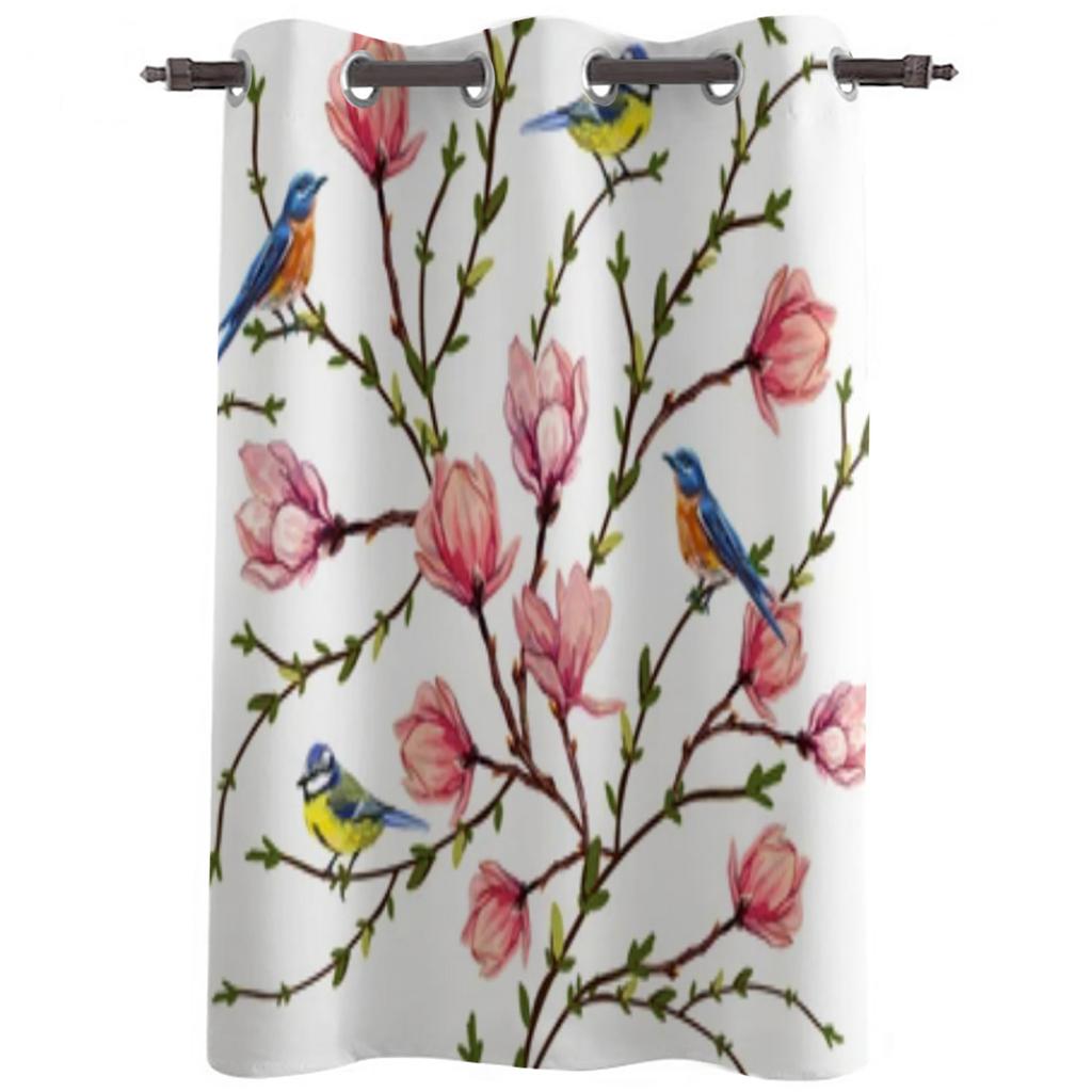 Horses Sunset Lake Scenery Window Curtains Bedroom Kitchen Decor Curtain Panel Window Curtains for Living Room