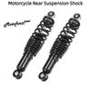 Motoforti 1 Pair Motorcycle Rear Suspension Shock 280mm 290mm 320mm Rear Air Suspension Shocks Struts Spring Universal