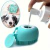 Pet Grooming Brush - Bristle Massage Design, Non-toxic and Easy To Clean, Ergonomic Handle with Detachable Top Cover for Easy Operation