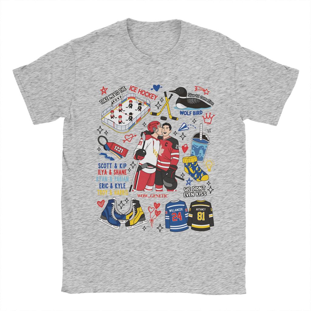 Shane Hollander 24 Ilya Rozanov 81 TShirt For Adult Summer Heated Rivalry O Neck Hip Hop Tee Shirt Oversized Wholesale Tops