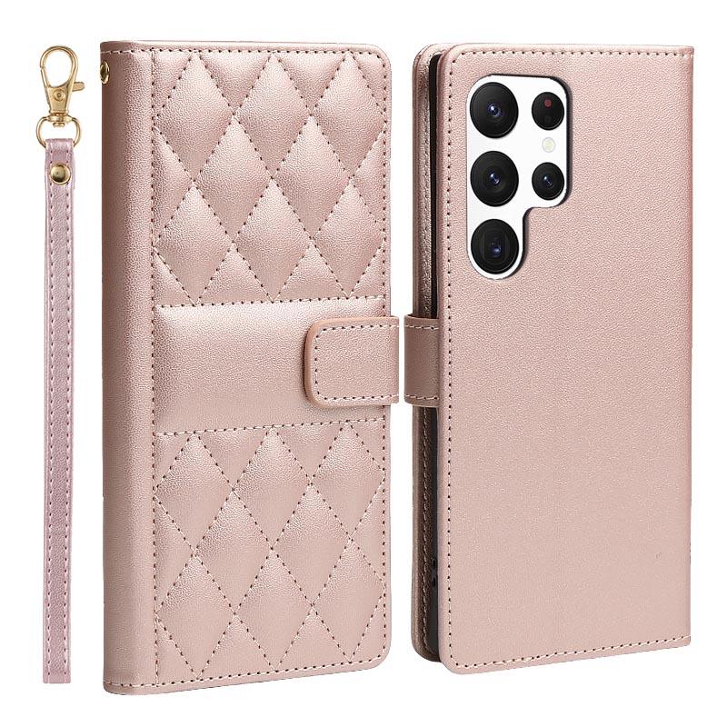 Business Leather Case for Samsung Galaxy S24 Ultra S23 FE S22 S21 S20 5G S10 S9 Plus 20 10 + Flip Wallet Card Holder Cover
