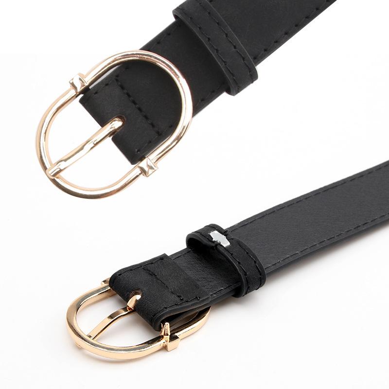Female Belt, Alloy Pin Buckle, Soft and Comfortable Jeans Belt, Girls' Clothing Matching Belt