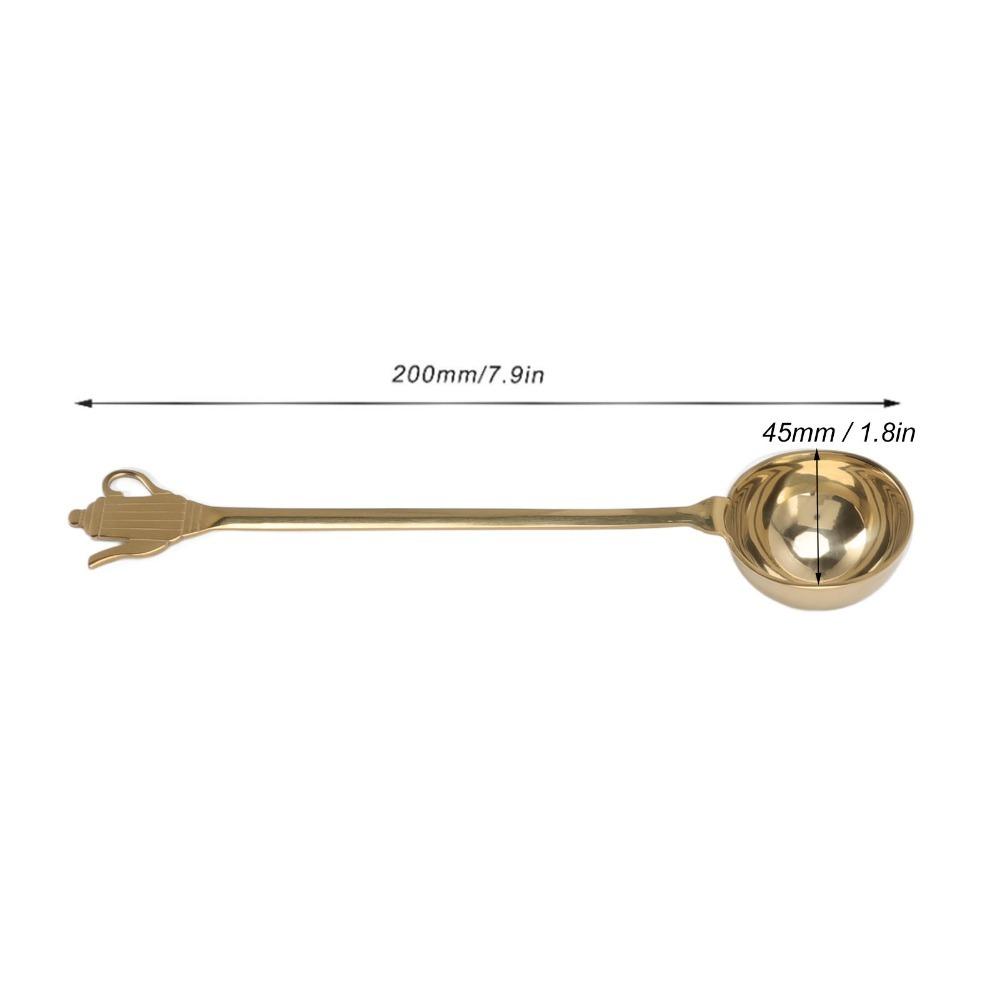 Gold Measuring Tablespoon Stainless Steel Stainless Steel Coffee Spoon Milk Powder