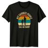 My Favorite People Call Me Unisexs TShirt Retro Sunset Fatherhood Fathers Day Gift