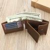 Short Leather Wallet with Multiple Slots, Coin Purse, Card Case, High-end Bag, Leather Wallet, Men's Style