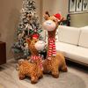 Cartoon Cute Christmas Deer Giraffe Doll Plush Toy Elk Sika Deer Doll Children Soothing Doll