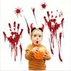 New Halloween Blood Handprint Blood Footprint Bedroom Living Room Wall Stickers
