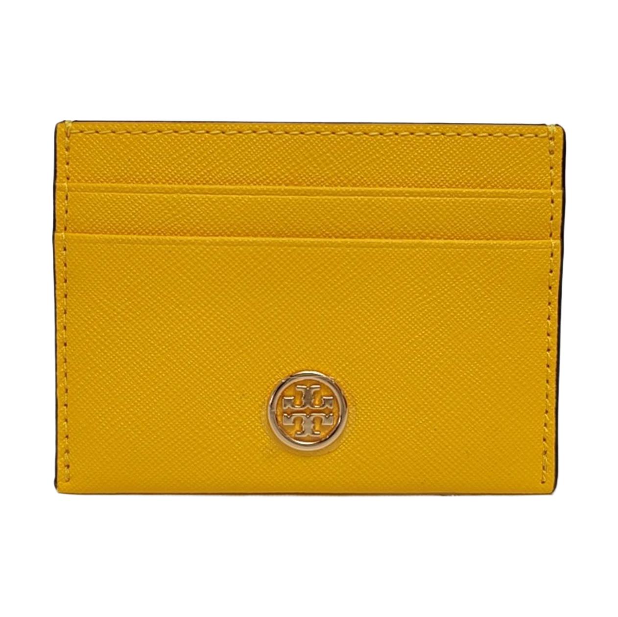 [Pre-Owned] Emerson Metal Logo Leather Card Holder - Excellent #11ITY9X ONE SIZE
