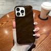 Luxury 3D Wavy Pattern Phone Case For iPhone 16 15 14 13 12 Pro Max Plus Solid Color Glossy Soft Silicone Case Phone Accessories