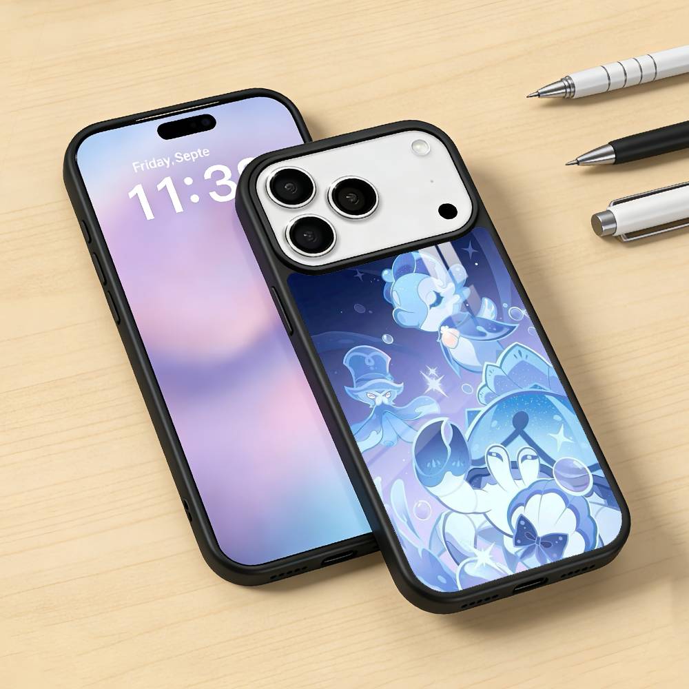 Furina G-Genshin Impact Phone Case For iPhone17,16,15,14,13,12,Pro,Max,Magnetic For Magsafe Wireless Charging