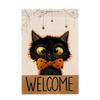 Halloween Garden Flag Pumpkin Ghost Halloween Flags 45x30cm Double Sided Yard Decoration Outdoor Welcome(excluding Flagpole)