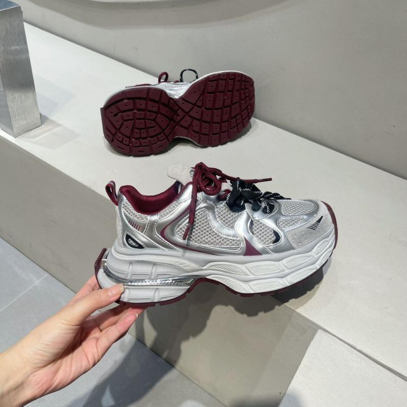 

Leather platform dad shoes women s autumn new breathable and versatile small casual retro sports shoes 35