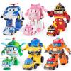 Teacher-Recommended Sheriff Perli Transforming Police Car Robot Toy for Kids