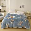 Vintage Floral Plant Pattern Throw Blanket Luxury Bed Blankets Cozy Plush Warm Home Decor Sofa Couch Chair Flannel Blanket