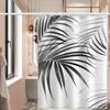 Bathroom Thickened Waterproof Curtain Mildew Proof Shower Curtain Shower Partition Curtain Shower Curtain Bathroom Curtain Free Perforation