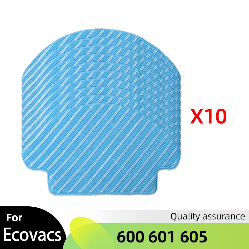 For Ecovacs Debot OZMO 600 601 605 Spare Parts Main Roll Side Spin Brush Cover Wheel Hepa Filter Mop Cloth Dust Box Kit