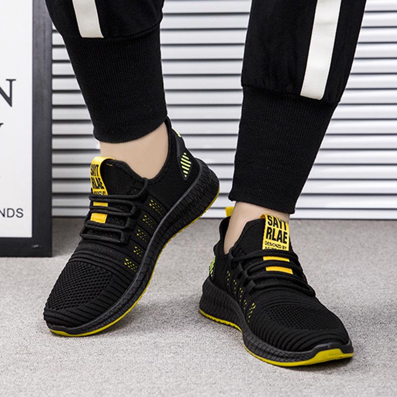 2023 Jesień Nowe Modne Męskie Buty Latające Tkaniny Sportowe Rekreacyjne Buty Do Biegania Męskie Buty