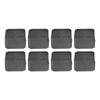 8 Set Full Covered Bed Risers Anti Slip Stackable Furniture Risers for Cabinet Washing Machine Base Tables Chairs