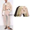 Autumn New Women's Clothing Lapel Double Breasted Classic Long Sleeves Short Trench Coat 3046242 3046259