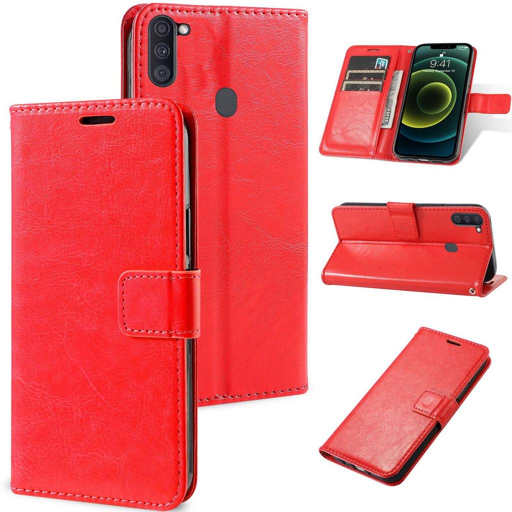 Cross-border Leather Flip Case for Samsung A70/A8S/A6/A8Plus/A50/A9/M10 with Card Slot