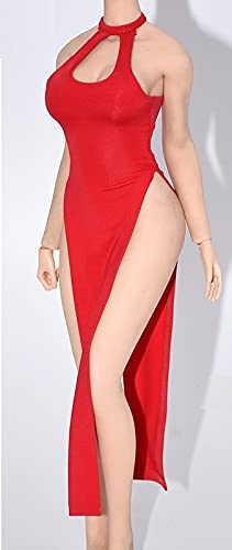 

Figure Color Super Sexy Beautiful Chinese Dress Head and Shoes Not [TOYBARJAPAN] 1/6 Accessories/Red (Body, Included)