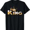 Crown with Writing KING T-Shirt